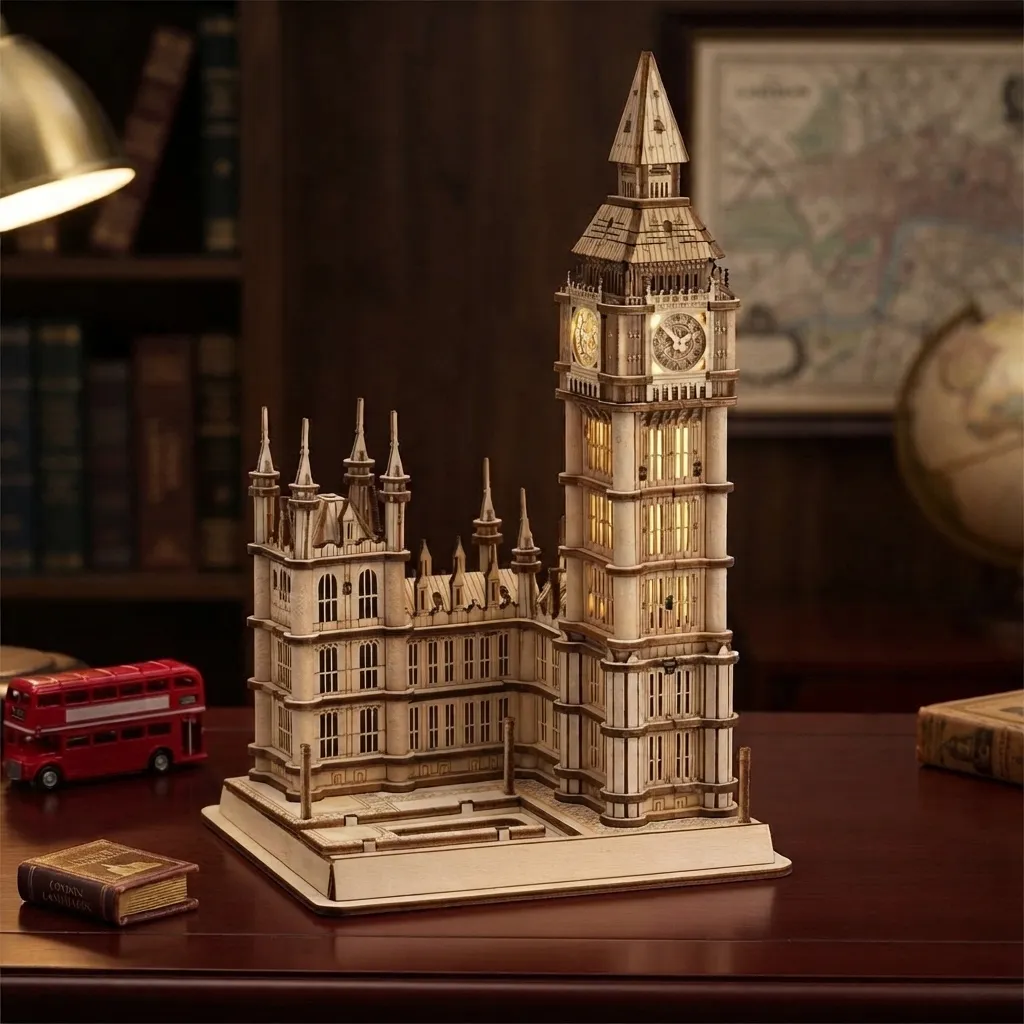 Wooden Mechanical Puzzles Big Ben
